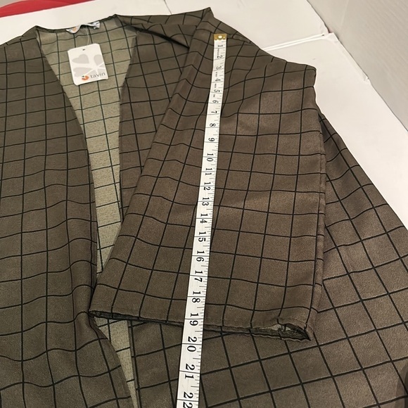 Tavin Green and Black Duster NEW - Picture 7 of 7